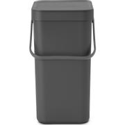 BRABANTIA Sort & Go affaldsspand 12L grå