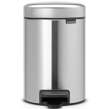 BRABANTIA NewIcon pedalspand 3L Matt Steel (113222)