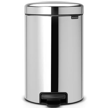BRABANTIA NewIcon pedalspand 12L Brilliant Steel (113581)