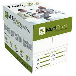 MULTIOFFICE Speedbox A4 papir med huller 80g hvid 2500ark (1160169)