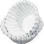 CATERSOURCE skålfiltre Ø250/90 mm hvid 250stk