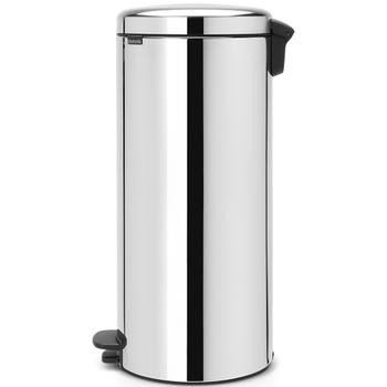 BRABANTIA NewIcon pedalspand m/ metalspand 30L Brilliant Steel (114762)