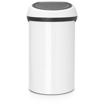 BRABANTIA Touch Bin vippelågsspand 60L White (108686)