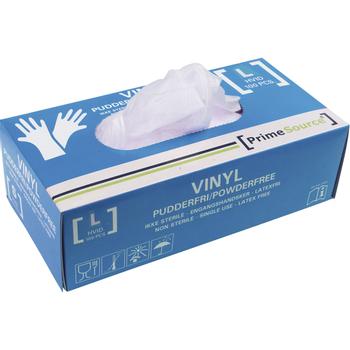 PRIME SOURCE vinylhandsker L hvid 100stk (41303-1)