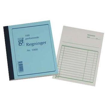 Ferco GF 108 x 150 mm regningsblok uden kopi (9201000)