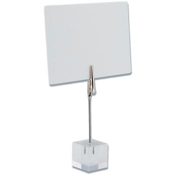 SECURIT skilteholder med klemme 6 stk (TAG-HLD-AC)