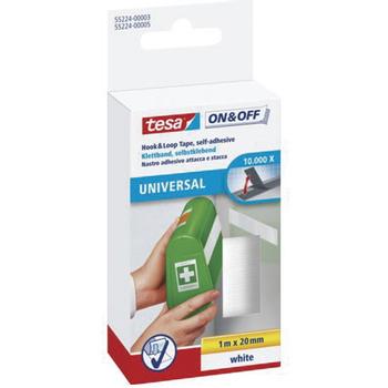 TESA Universal burretape 20mmx1m hvid (55224-00003-02)