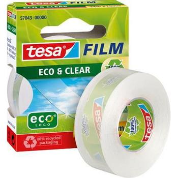 TESA Eco & Clear tape 19mmx33m klar 10rl (57043-00000-01*10)