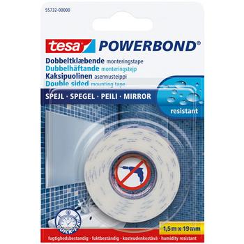 TESA Powerbond dobbeltklæbende tape 19mmx1,5m hvid (55732-00000-02)