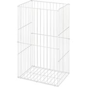 Satino affaldsbeholder tråd 60L hvid