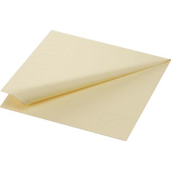 DUNI Tissue servietter 33x33cm creme 125stk (2762*8)
