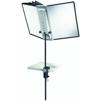 DURABLE SHERPA DESK CLAMP 10 registersystem bordklemme i A4 med 10 lommer i farven sort (581800)