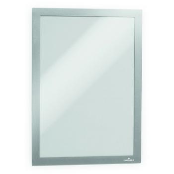 DURABLE Duraframe selvklæbende magnetramme A4 sølv 2stk (487223)
