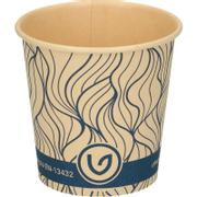 VERIVE kaffebæger 10 cl Ø62mm brun/blå 50 stk