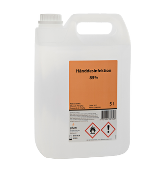 Plum flydende hånddesinfektion 5L 85% (3813)