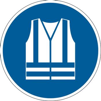 DURABLE påbudsskilt Ø43cm blå (173506)