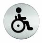 DURABLE handicaptoilet piktogram Ø83mm