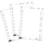DURABLE indstiksark 67x150mm hvid