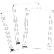 DURABLE indstiksark 74x297mm hvid