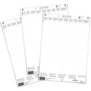 DURABLE indstiksark 38x100mm hvid