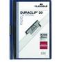 DURABLE Duraclip A4 klemmemappe 30ark blå