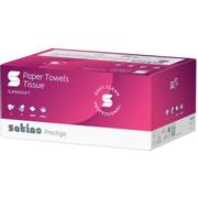 Satino Prestige håndklædeark 2lags 25x23cm hvid 20x150stk