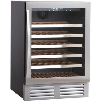 SCANDOMESTIC 146L vinskab rustfrit stål (SV 81 X)