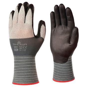 SHOWA 381 montagehandsker STR. XXL grå/sort (6012724-2XL*12)