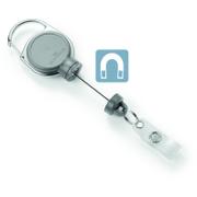 DURABLE yoyo med plaststrop grå