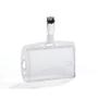 DURABLE 54x87mm 1-kort kortholder med stropklemme transparent