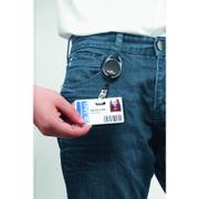 DURABLE Style yoyoholder med plaststrop 80 cm sort