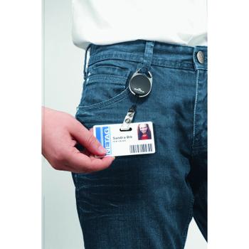 DURABLE Style yoyoholder med plaststrop 80 cm sort (895801*5)