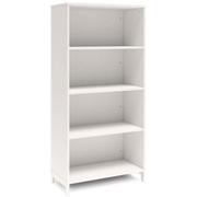 SONO DNA bogreol m/4 hylder 400x800x1660 mm hvid