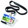 DURABLE Pushbox kortholder til 1 kort med halsbånd