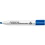 STAEDTLER Lumocolor 351B whiteboardpen i farven blå med skråskåret spids på 5 mm