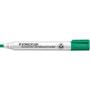 STAEDTLER Lumocolor 351B med skråskåret skrivespids på 5 mm i farven grøn
