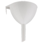 WhiteLabel Tragt plast Ø9,2cm hvid