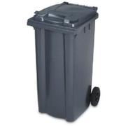 WhiteLabel Skraldespand 120L 480x540x930mm grå