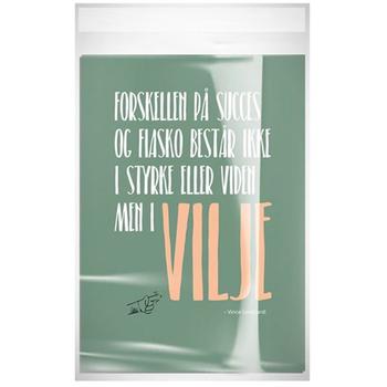 WhiteLabel Cellofanpose med limluk A6 klar 100stk (23615)