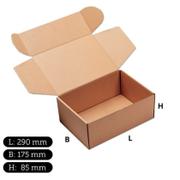 WhiteLabel Postæske 290x175x85mm 4mm
