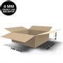 WhiteLabel Papkasse 186x186x74mm 4mm
