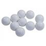 WhiteLabel 34 mm bordfodbold 10 stk. i hvid