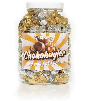 Kiss Candy Chokokugler karamelfyld 1000g (KC4005)