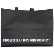 WhiteLabel Shoppingbag 17L 60g sort 100stk