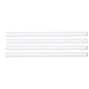 WhiteLabel Sugerør papir 220 mm Ø13 mm hvid 100 stk