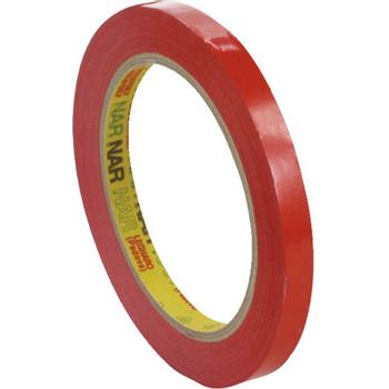 WhiteLabel Poselukketape 37my 12mmx66m rød 24stk (508145)