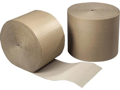 WhiteLabel Bølgepap 150cmx70m brun (15166/1)