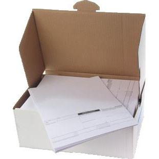 WhiteLabel A4 faktura papirer til print (26050*6)