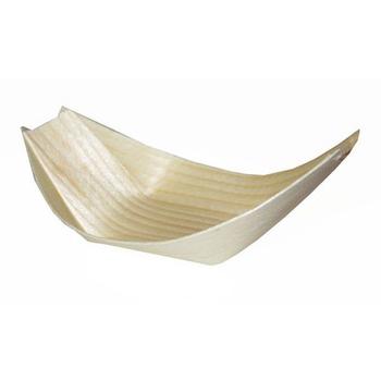 WhiteLabel Serveringsbåd træ 80 mm 100 stk (122830*40)