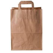 WhiteLabel Bærepose papir 16L 70g brun 250stk